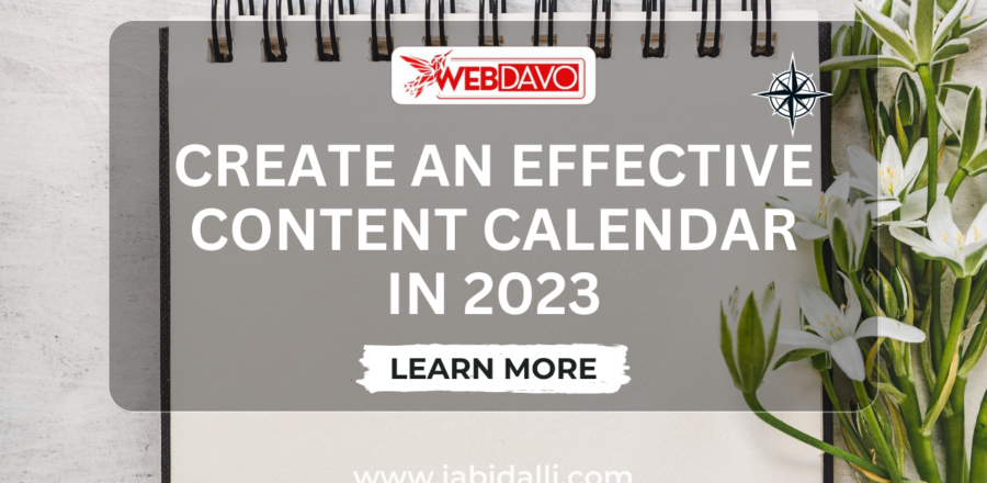 Create An Effective Content Calendar In 2023