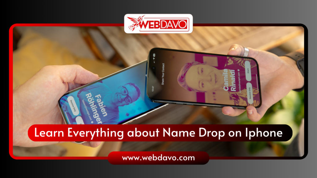 name drop iphone